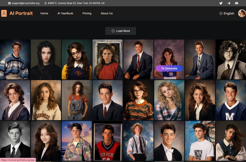 choose yearbook style ai portraits